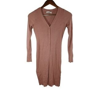 Abercrombie & Fitch Womens Size XS Button Ribbed Long Cardigan Sweater